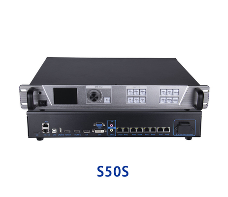 Sysolution 2 σε 1 τηλεοπτικό επεξεργαστή S50S, 8 αποτελέσματα Ethernet, 5200,000 εικονοκύτταρα, 4k 60Hz, 4 εικόνες