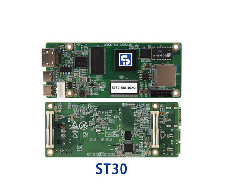 Σύγχρονη στέλνοντας κάρτα ST30 650.000 Sysolution εικονοκύτταρα 1 εισαγωγή HDMI, 1 λιμένας Ethernet
